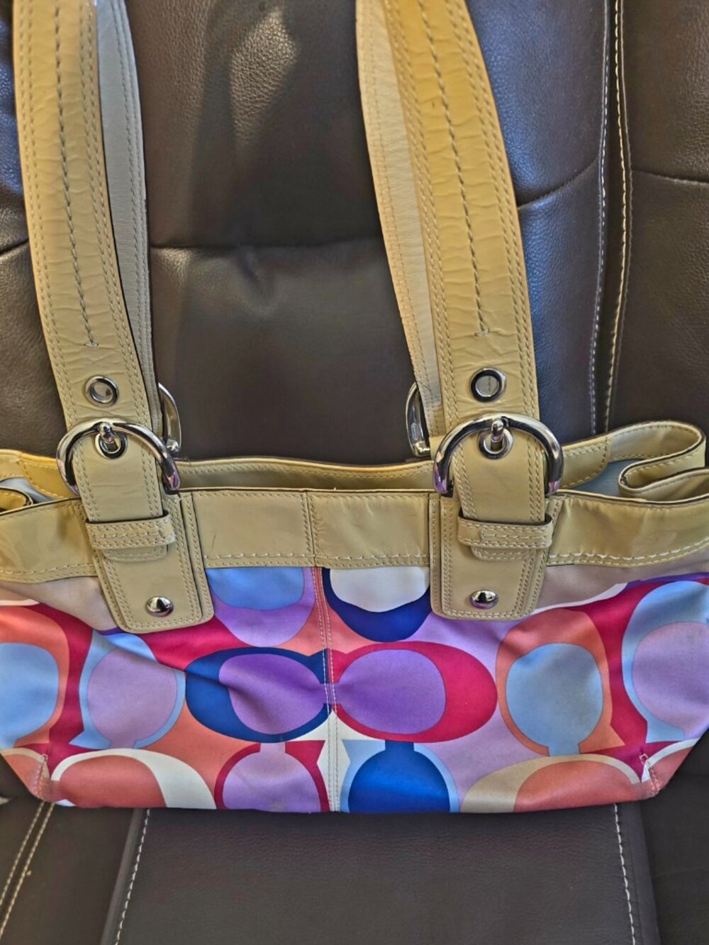 Coach Colorful Sateen Signature Soho - Picture 2 of 4